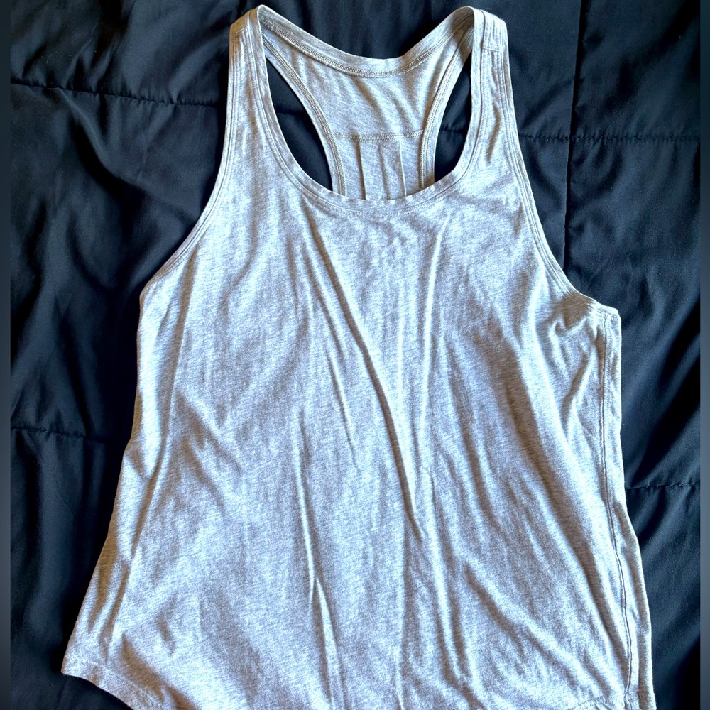 Lululemon Love tank - older style - light gray - size 10 - gently worn